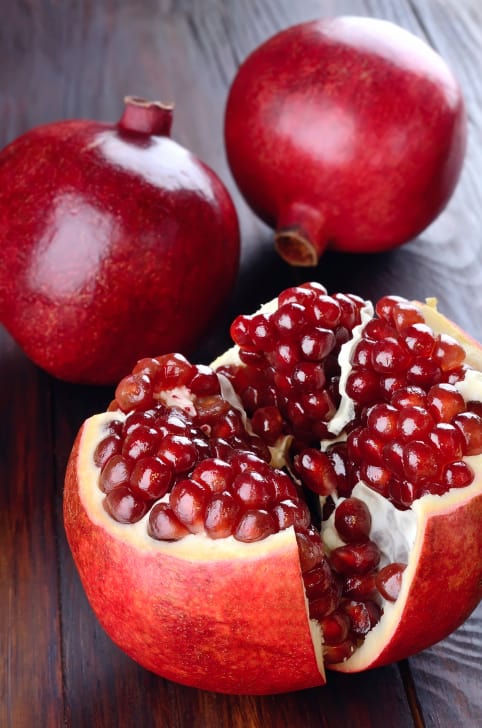 Pomegranate fruits are a healthy and delicious way to add fruit as a part of the Mediterranean Diet