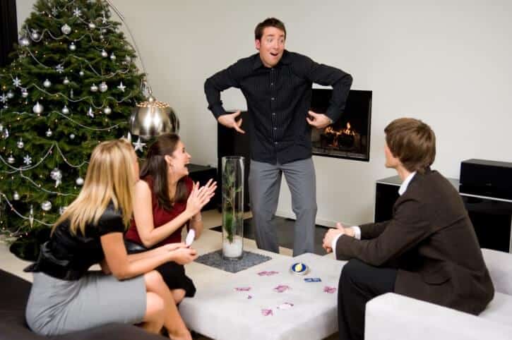 playing-charades-holiday-party-dulles-virginia