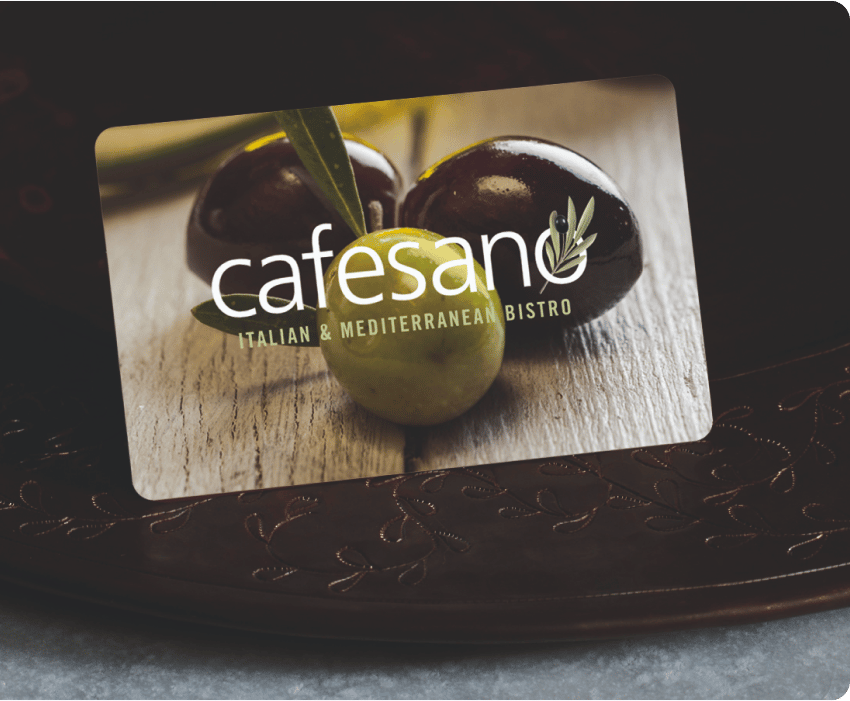 cafesano olive card