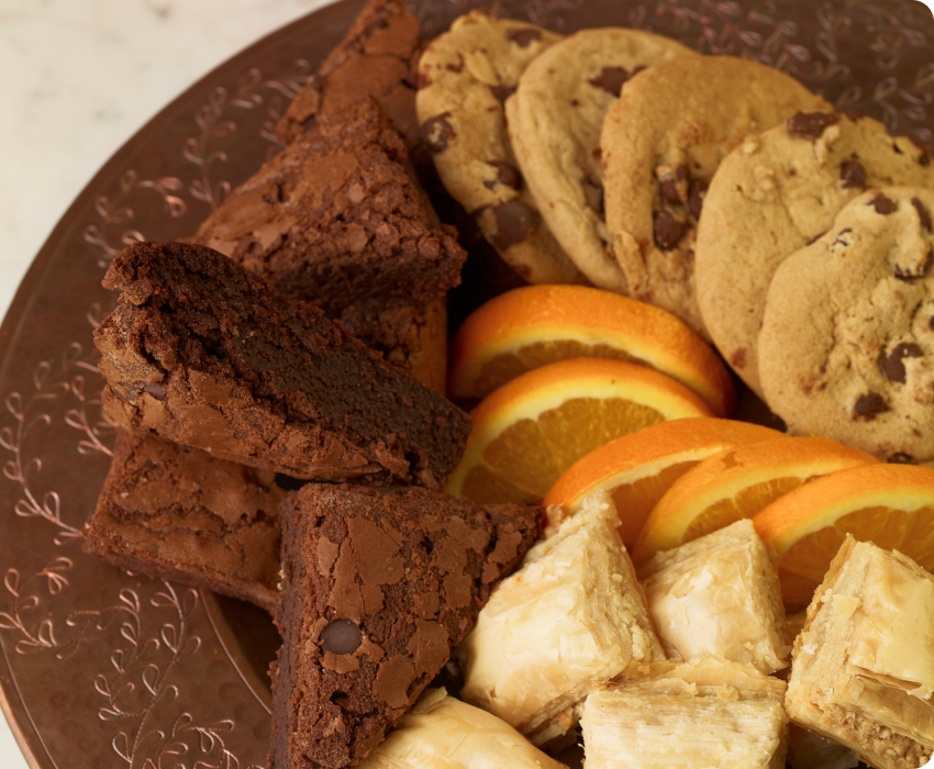 Dessert platter