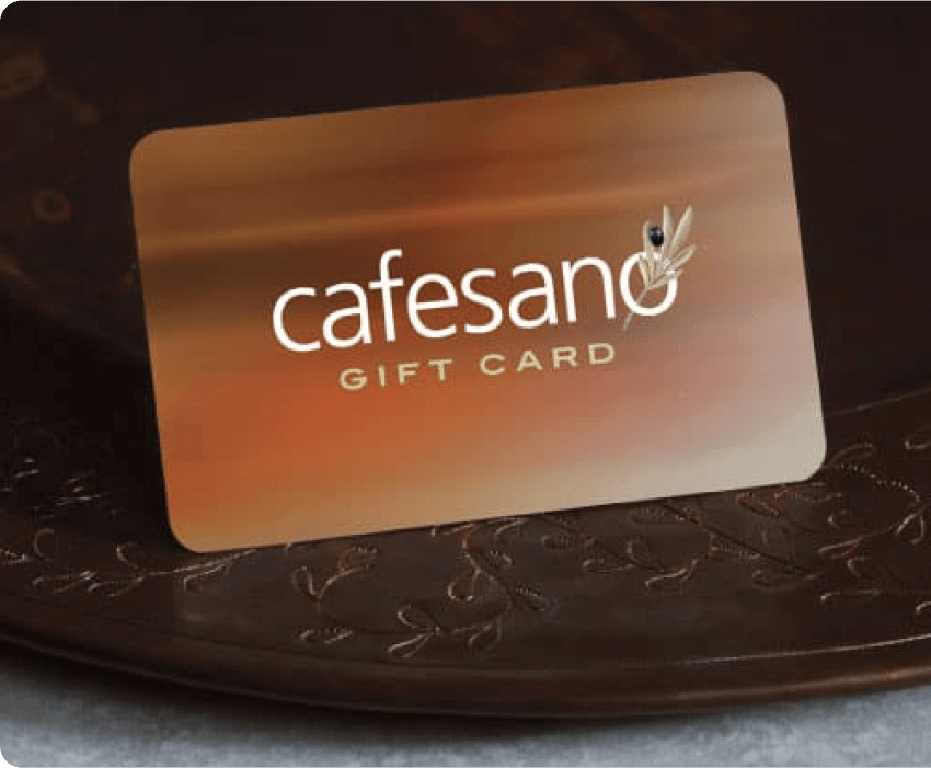cafesano gift card