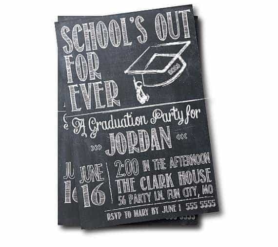 Themed Invitations Can Set the Mood for Your Graduation Party - Cafesano