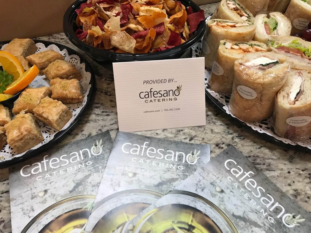 Cafesano offers vegetarian catering options in Northern VA.