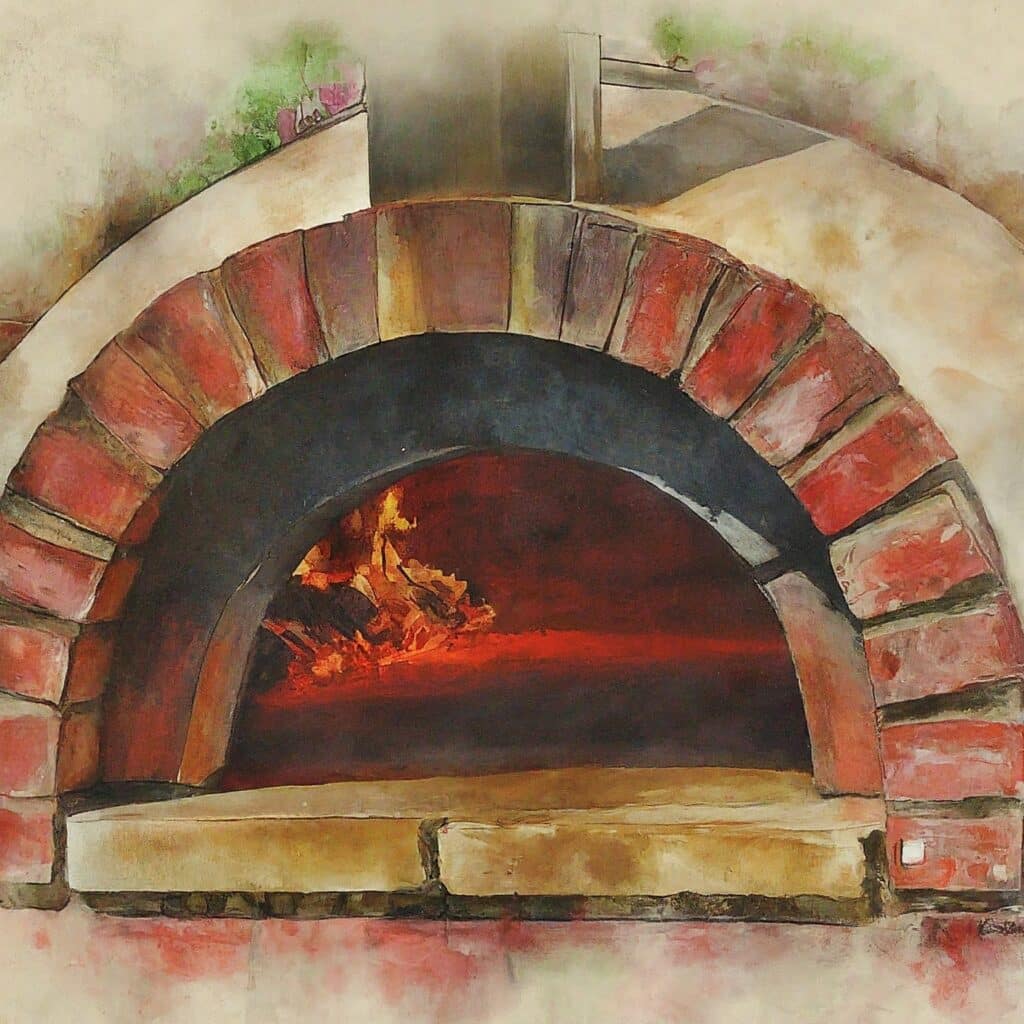 Brick oven pizza offers a mix of crispy and doughy for a perfect pizza. 