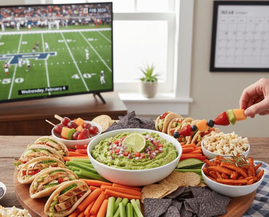 Learn tips from Cafesano on healthy Super Bowl snack ideas.